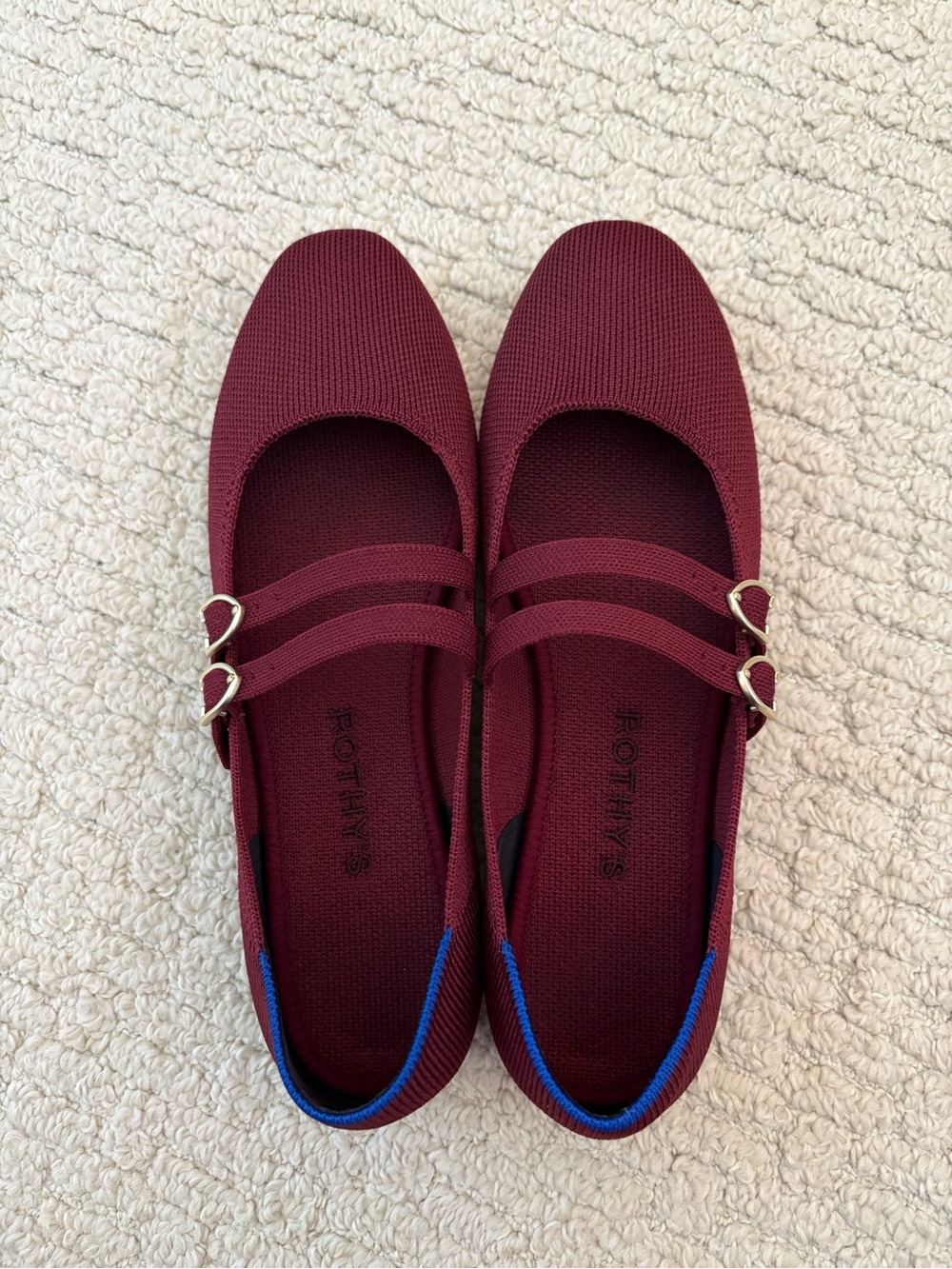 Rothys Double Buckle Mary Jane Size 7 - Picture 2 of 9